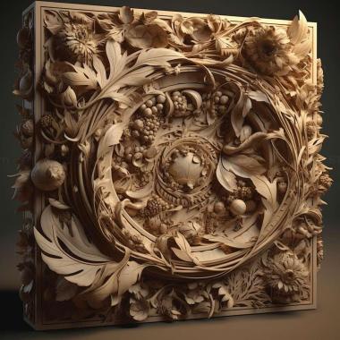 Patterns and decorations stl parts 4 3d model